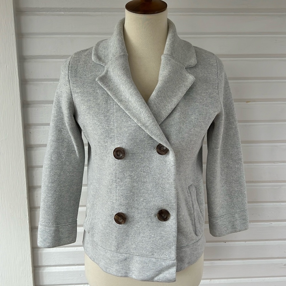 GAP Cotton Peacoat-style Sweater